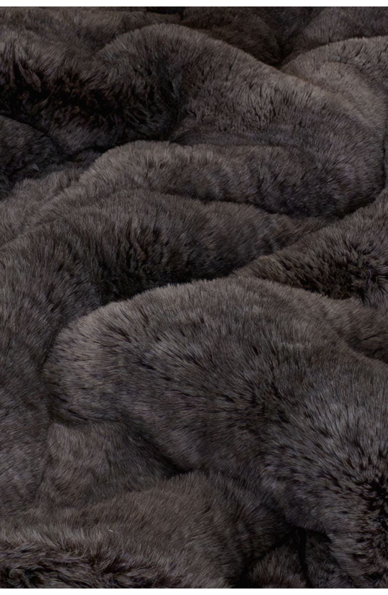 Sea To Me Blankets Alpine Abundance Faux Fur Throw Blanket, Alternate, color, Grey Multi