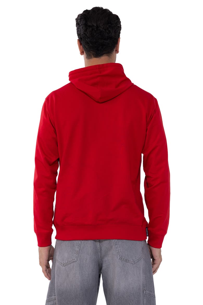 Pullover Hooded Sweatshirt, Alternate, color, Red