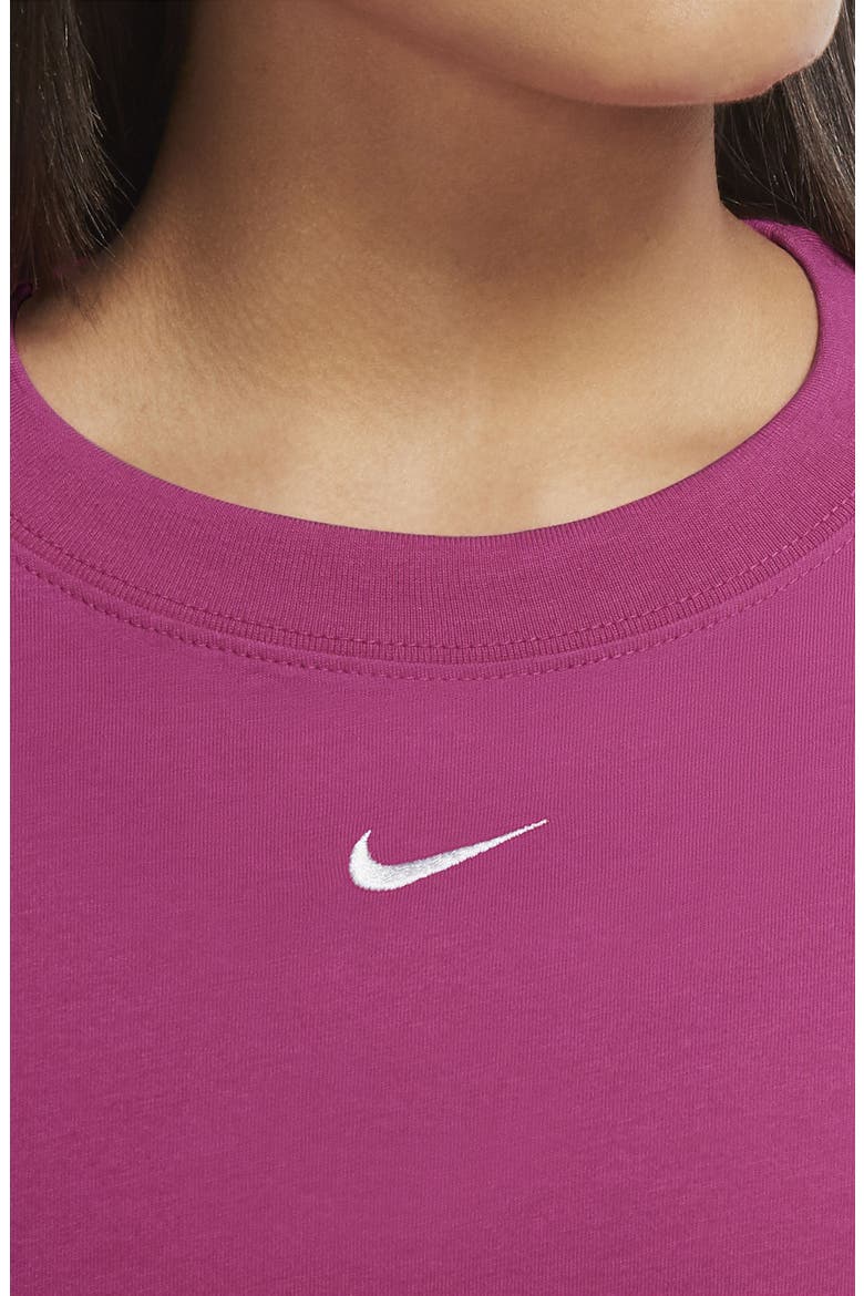 Sportswear Essential T-Shirt Dress, Alternate, color, ACTIVE PINK/ WHITE