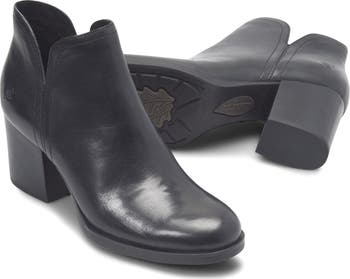 Børn Olivia Block Heel Zip Bootie (Women) Nordstrom