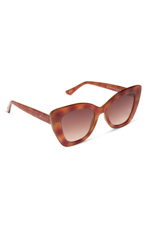 Diff 52mm Melody Sunglasses In Brown