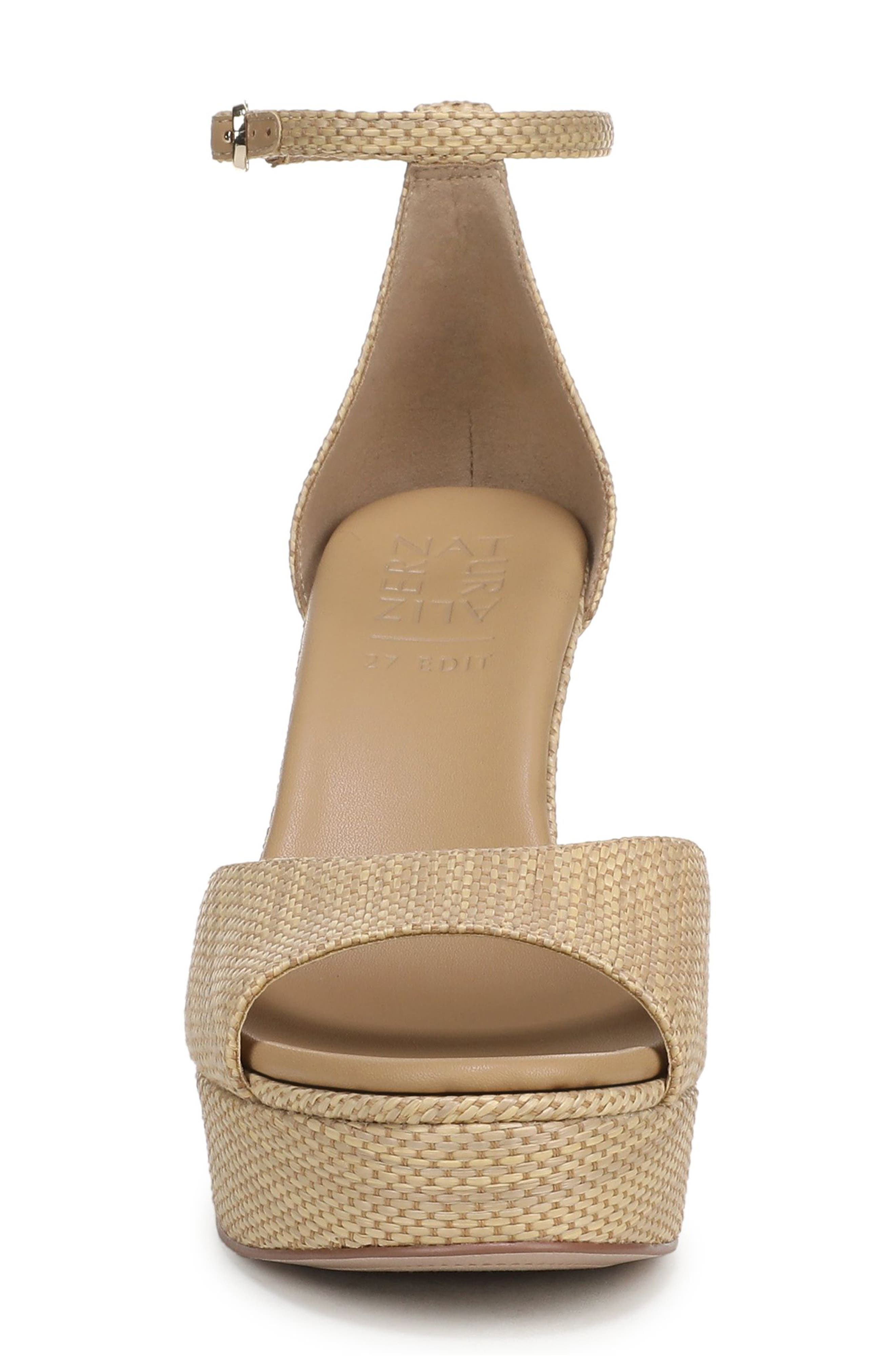 27 EDIT Naturalizer Delphie Ankle Strap Platform Sandal, Alternate, color, 