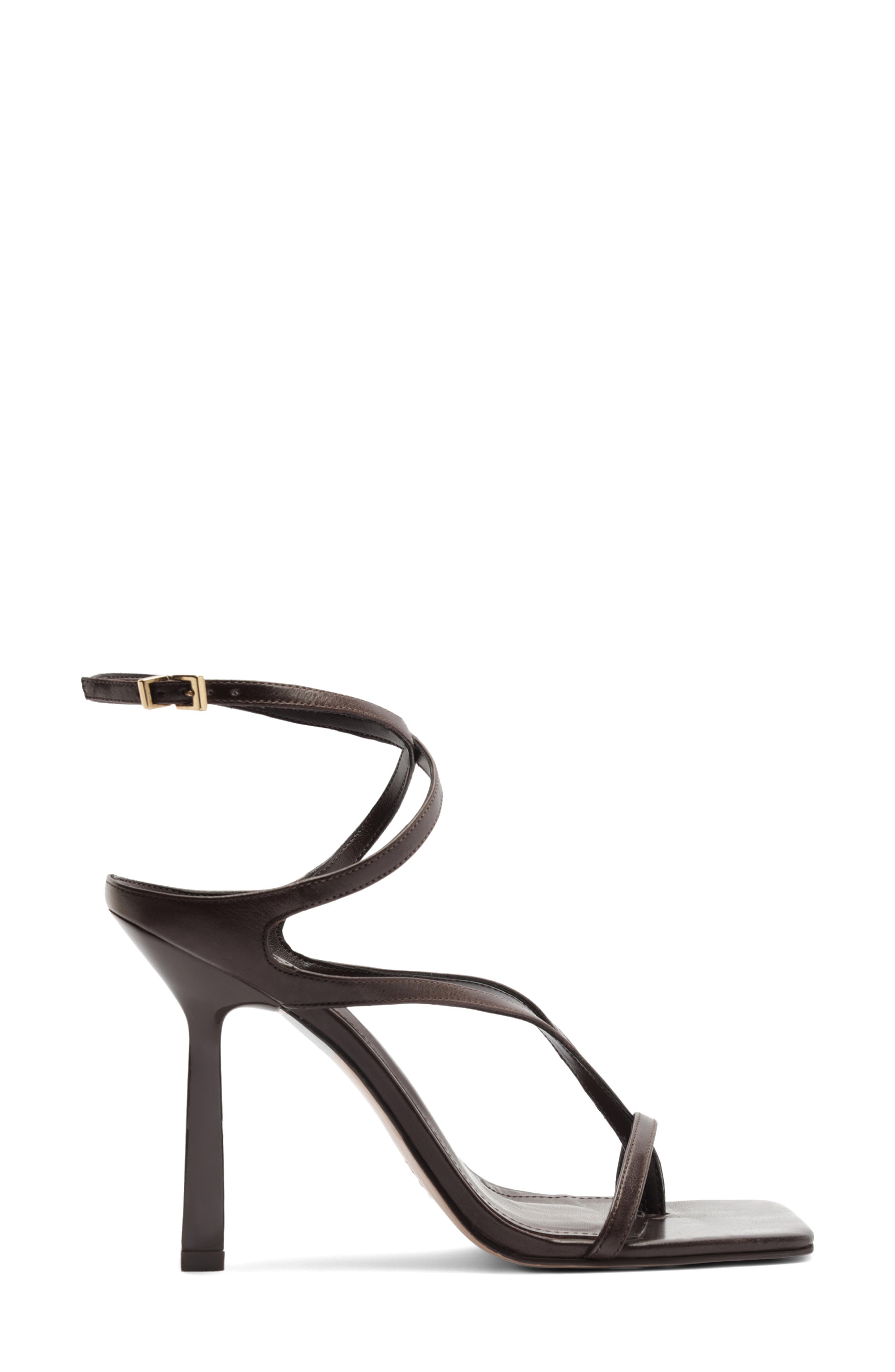 Schutz Amalfi Ankle Strap Sandal, Alternate, color, Root Brown