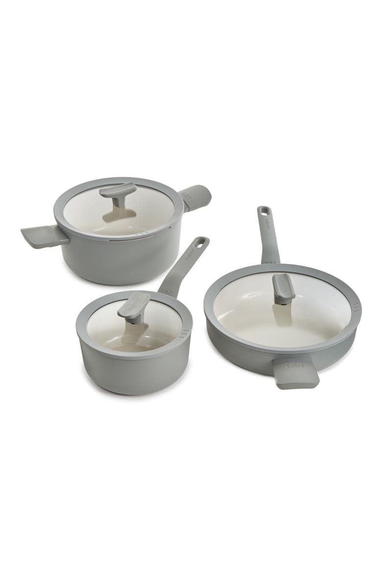 Leo Balance 6-Piece Cookware Set, Main, color, MOONMIST