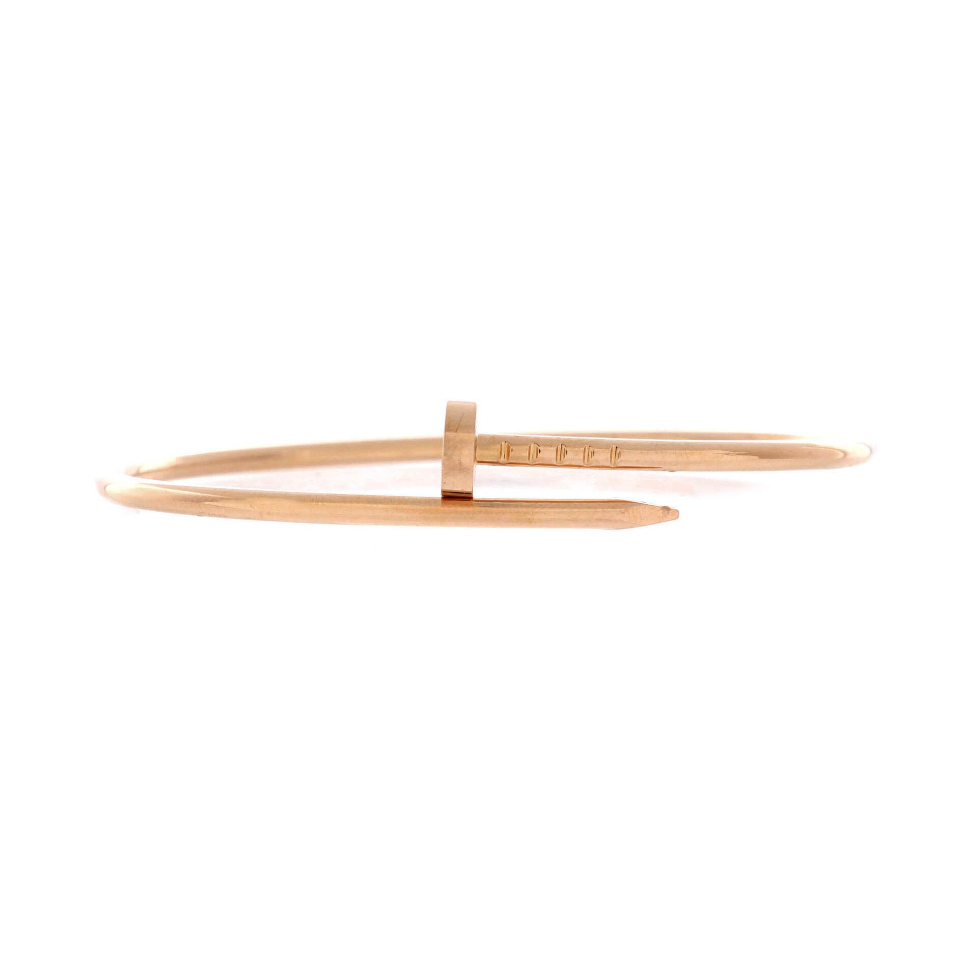 Juste un Clou Bracelet 18K Rose Gold Small, Main, color, Metallic Gold
