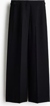 H&M Wide Tailored Trousers
