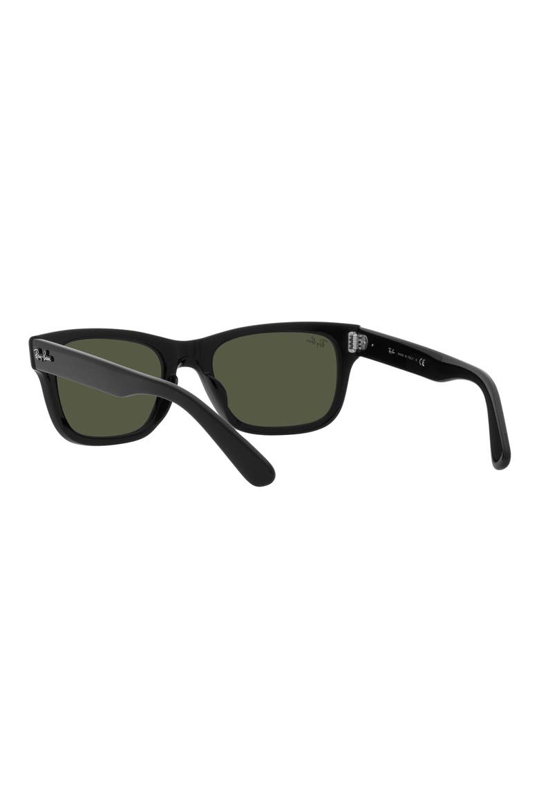Mr. Burbank 52mm Rectangular Sunglasses, Alternate, color, BLACK