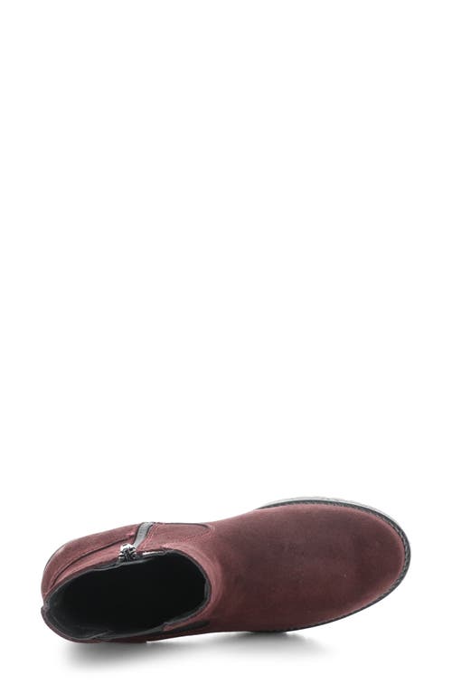 Bos. & Co. Mercy Waterproof Zip Bootie In Brown