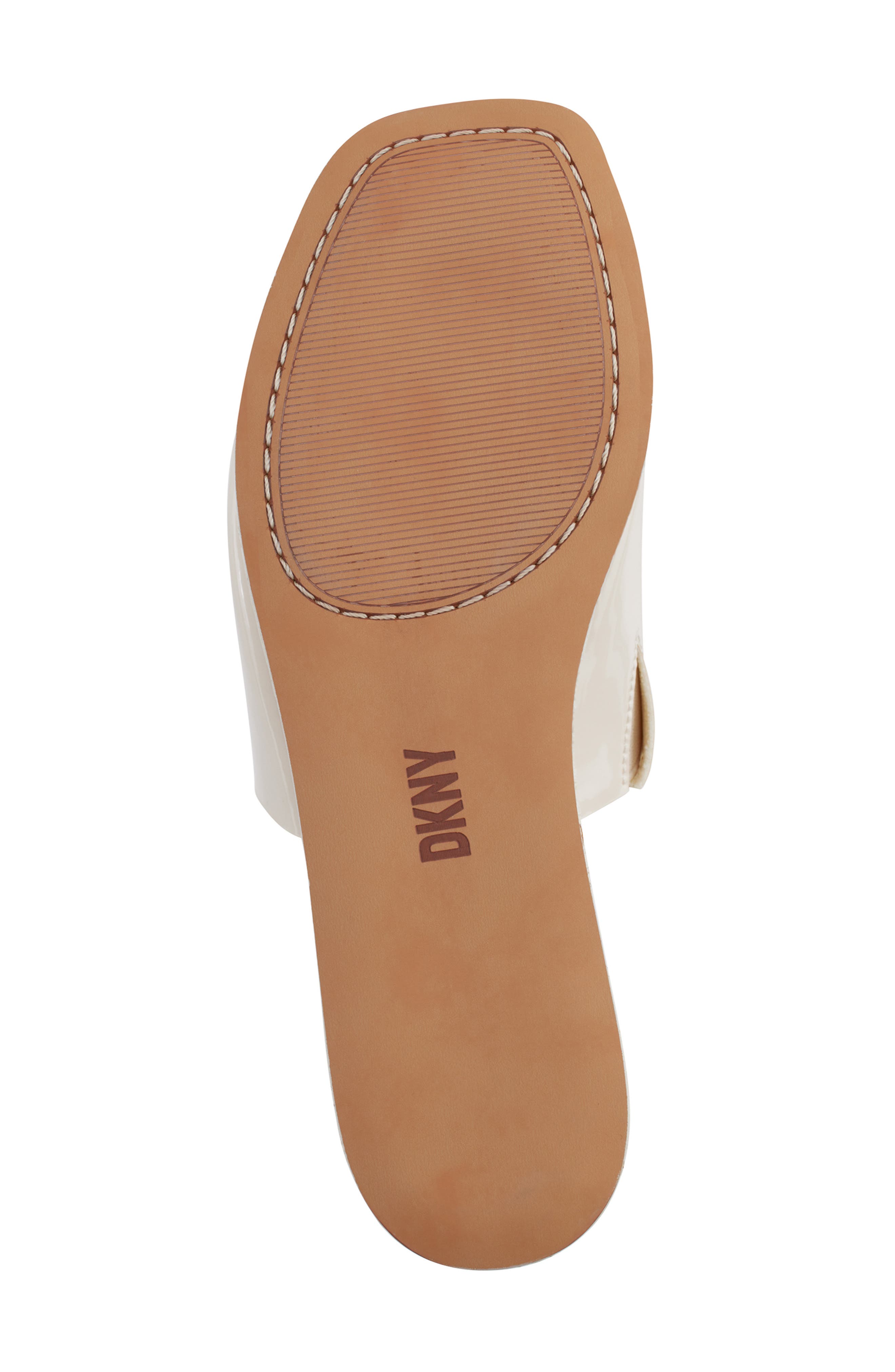 DKNY Adalira Platform Slide Sandal, Alternate, color, Egg Nog