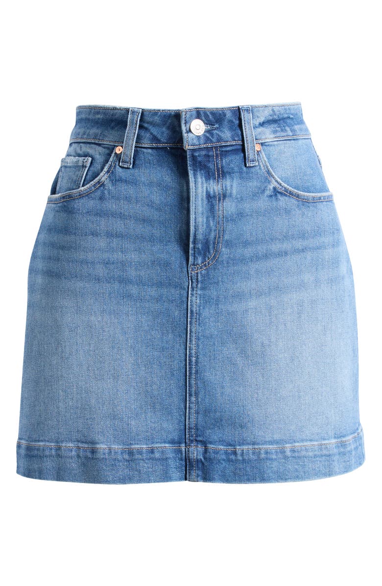 PAIGE Janelle Denim Skirt, Alternate, color, Rock Show