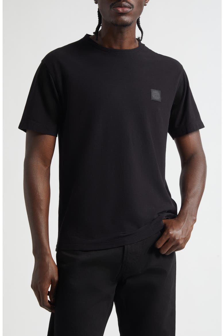 Ghost Compass Patch T-Shirt, Main, color, V0029 BLACK