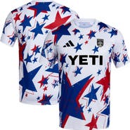 adidas Men's adidas  White Austin FC 2026 Americana Pre-Match Jersey