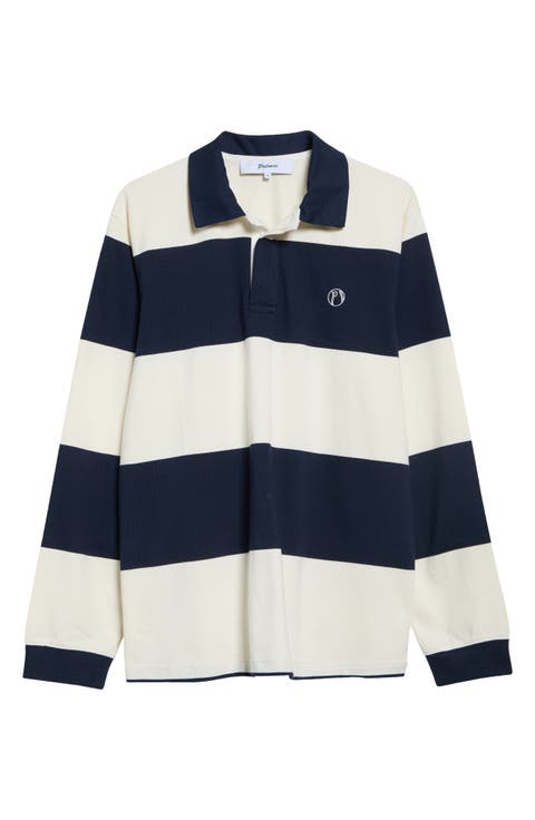Ball Stripe Long Sleeve Rugby Shirt