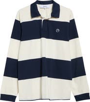 PALMES Ball Stripe Long Sleeve Rugby Shirt