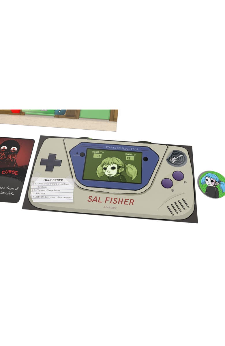 Maestro Media Sally Face Strange Nightmares Deluxe Cooperative Board Game, Alternate, color, Multicolored