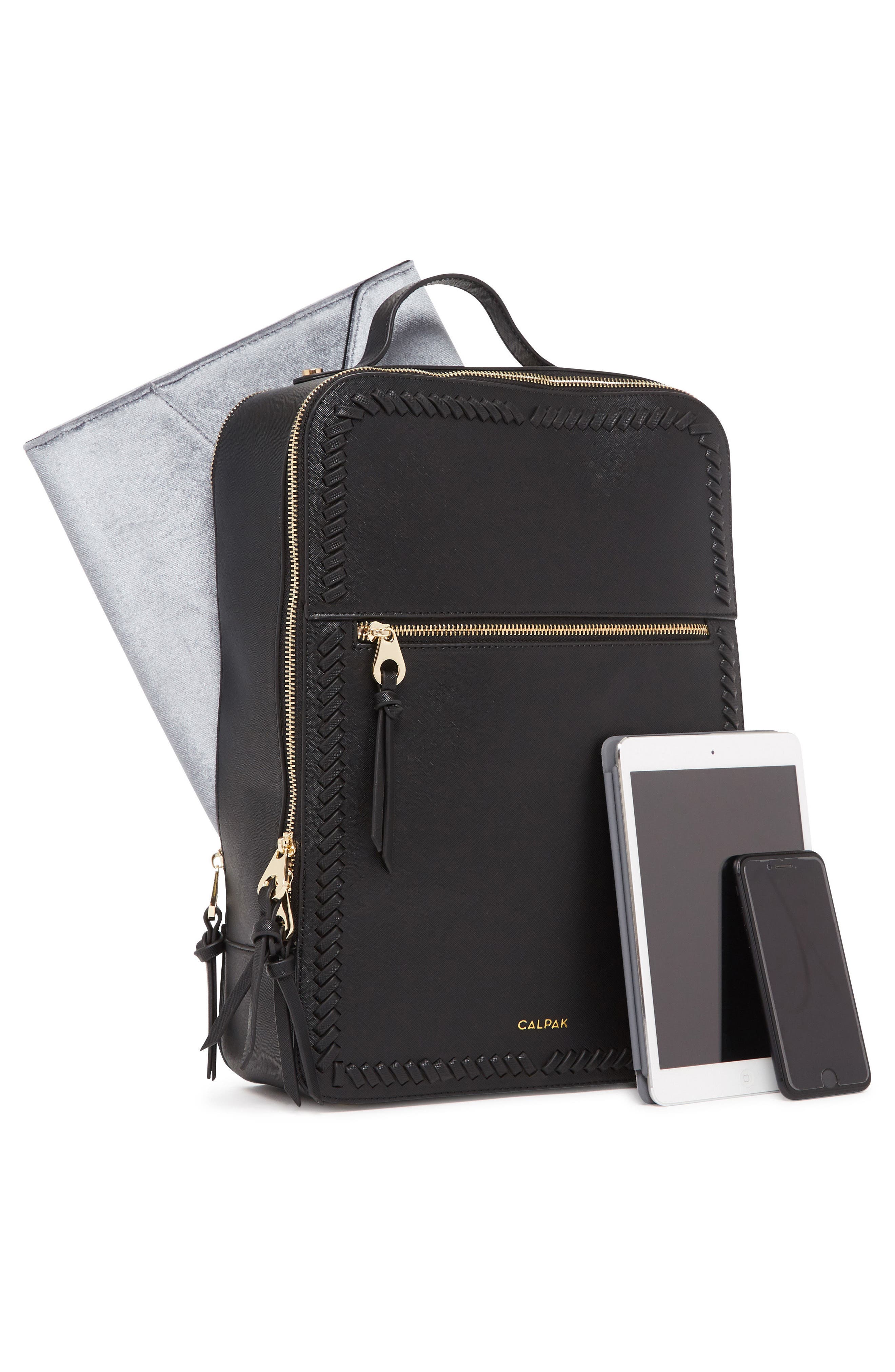 Kaya Faux Leather Laptop Backpack (Women) | Nordstrom
