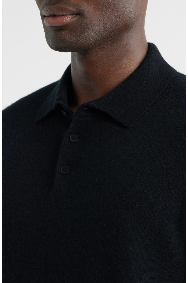 Cashmere Polo, Alternate, color, BLACK CAVIAR