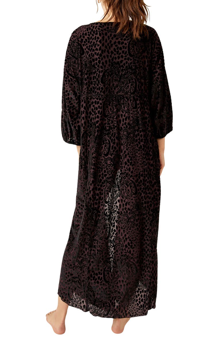 Free People In My Heart Burnout Robe, Alternate, color,