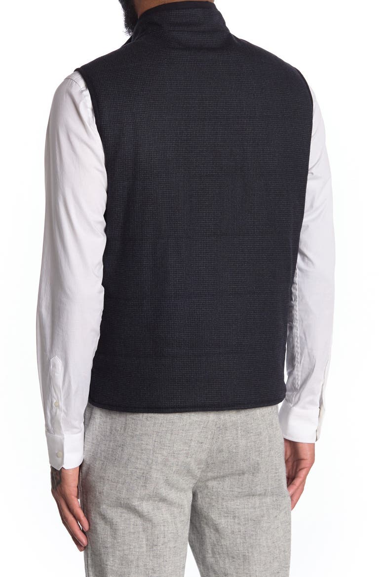 Reversible Sartorial Wool Vest, Alternate, color, NAVY