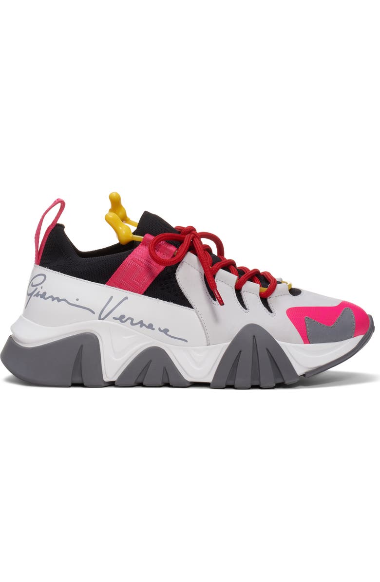 Versace Squalo Sneaker, Alternate, color,