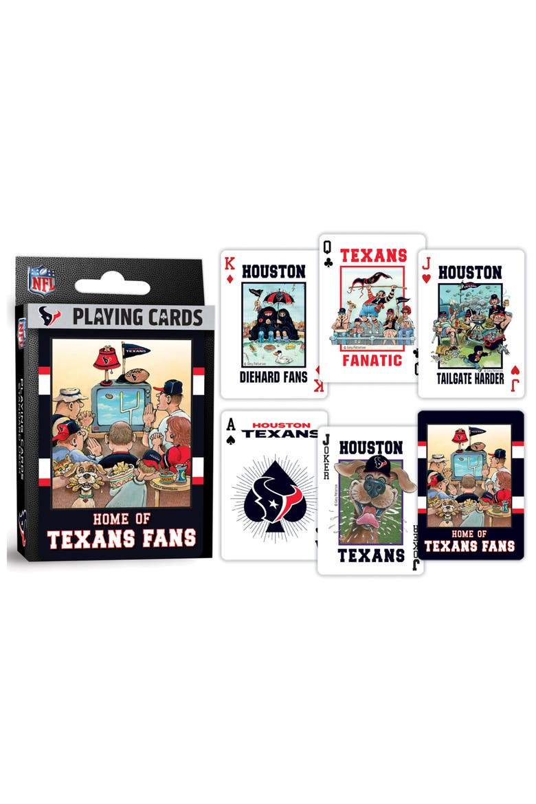 Houston Texans Fan Deck Playing Cards, Alternate, color, Multicolor