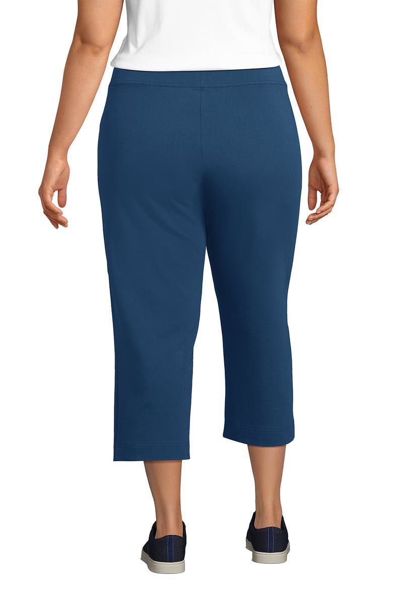Starfish Mid Rise Pull On Crop Pants, Alternate, color, Evening Blue