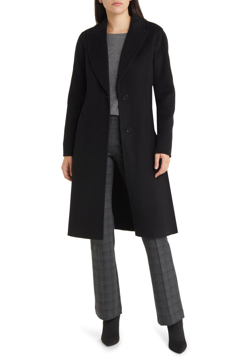 MICHAEL Michael Kors Belted Wool Blend Coat, Alternate, color, 