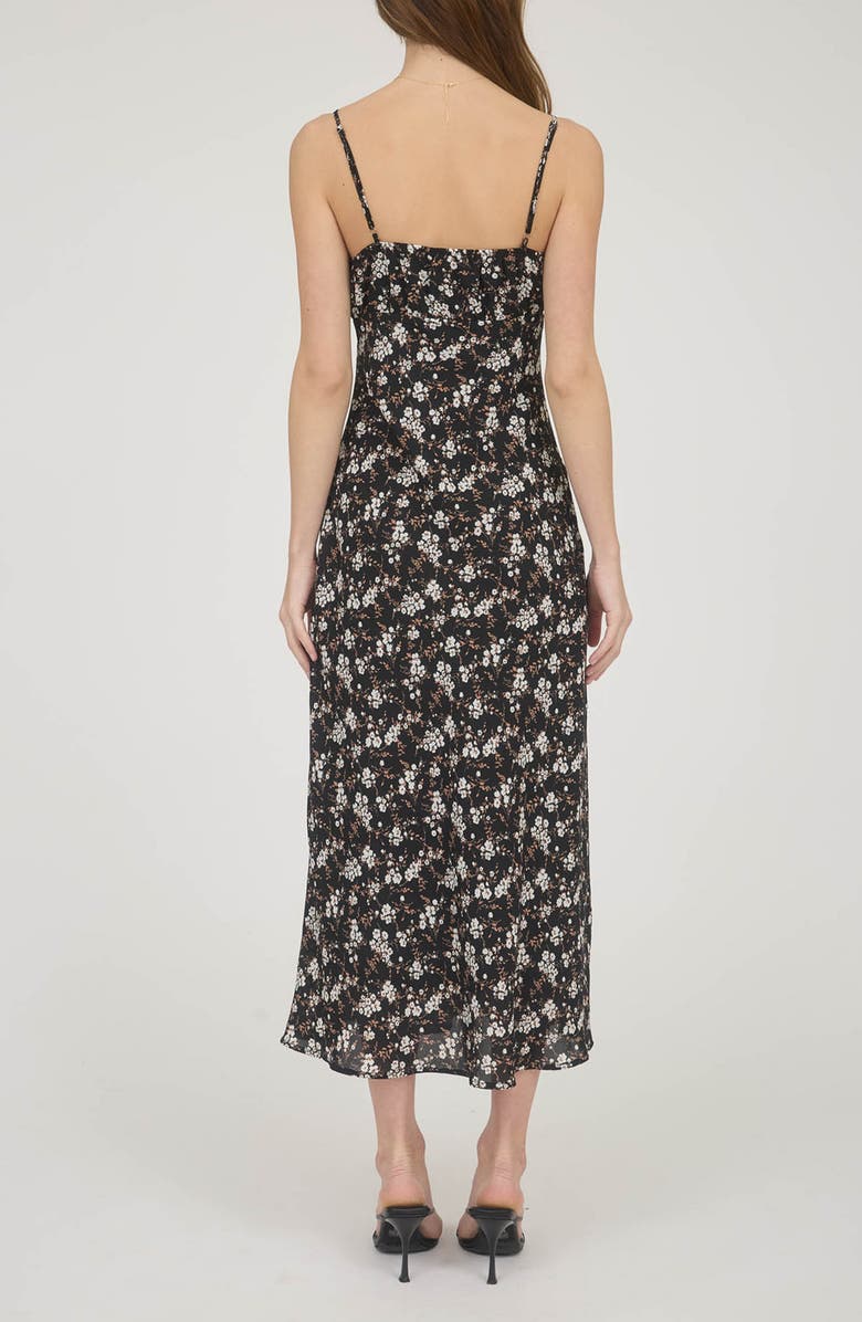 Blu Pepper Gathered Bust Midi Dress, Alternate, color,