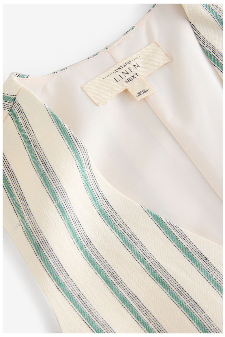 Stripe Vest, Alternate, color, WHITE