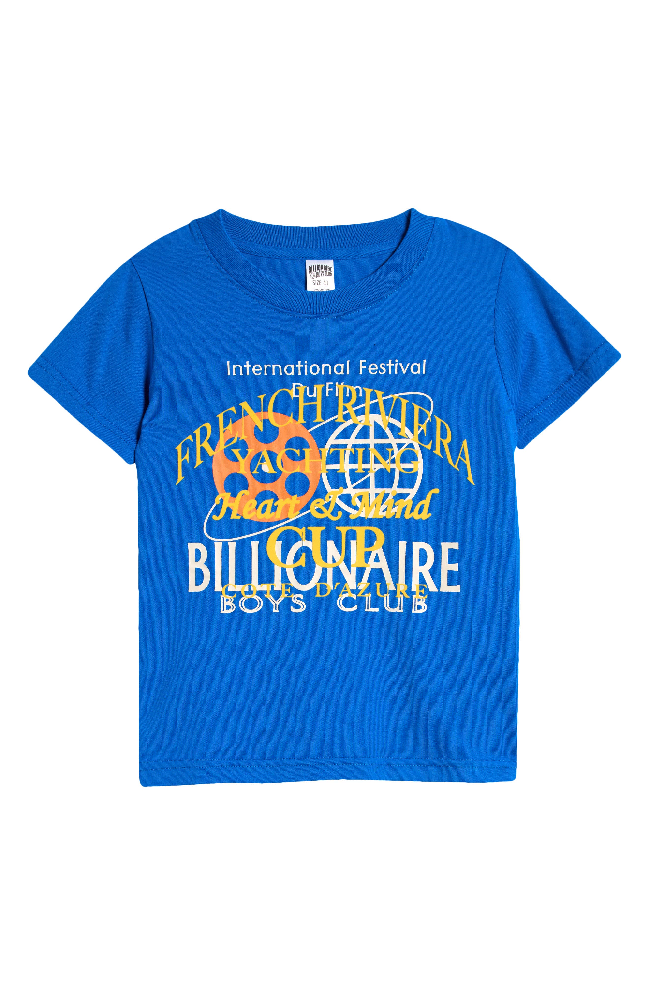 Billionaire Boys Club Kids' Cannes Cotton Graphic T-Shirt