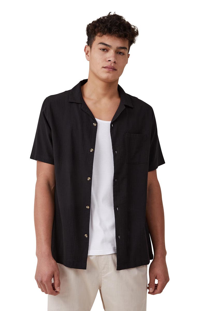 Cotton On Men's Riviera Short Sleeve Shirt, Main, color,