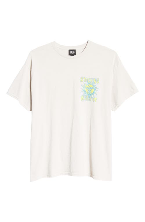 Bdg Urban Outfitters Stick With Your Passion Graphic Tee In Ecru