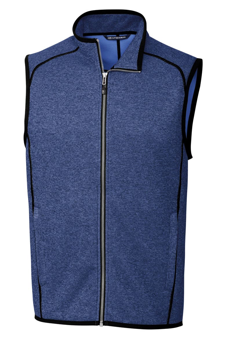 Mainsail Sweater Knit Full Zip Vest, Alternate, color, TOUR BLUE HEATHER