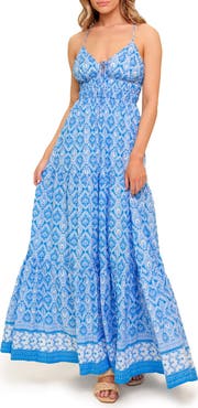 FLYING TOMATO Print Maxi Dress