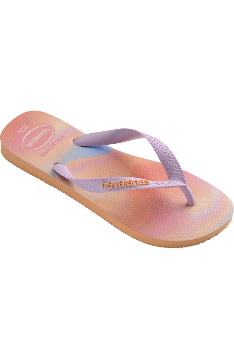 Havaianas Kids' Top Fashion Flip Flop, Alternate, color, Peach/Peach