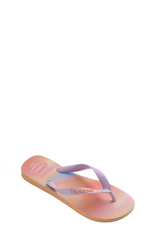 Havaianas Kids' Top Fashion Flip Flop In Peach/peach