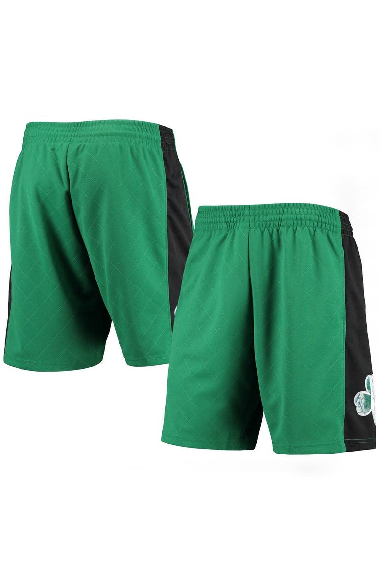 Men's Mitchell & Ness Kelly Green Boston Celtics 2007 Hardwood Classics 75th Anniversary Swingman Shorts, Main, color, Kelly Green
