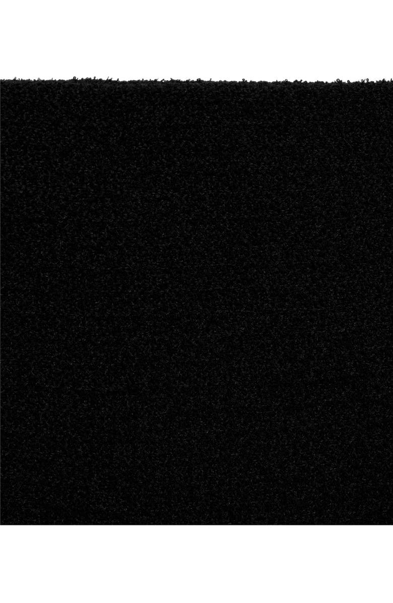 MANGO Fray Hem Tweed Miniskirt, Alternate, color, Black