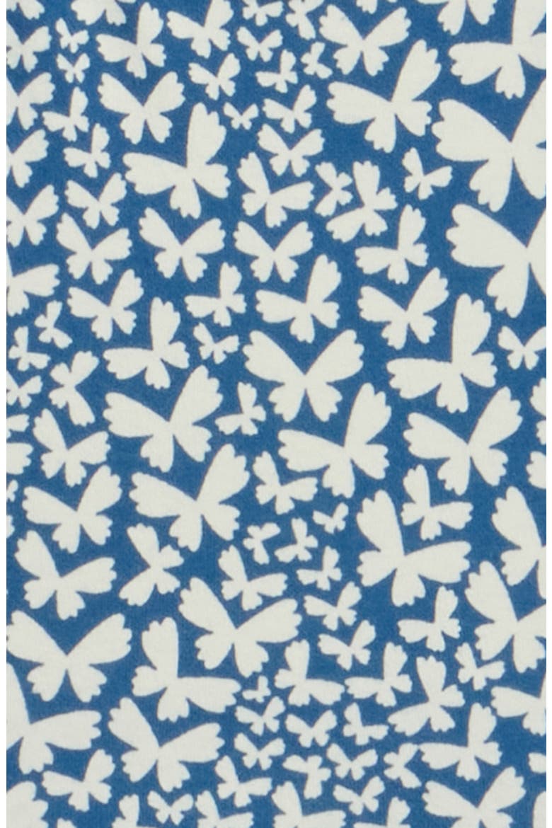 Kids' Twirly Cotton Jersey Dress, Alternate, color, BLUE BUTTERFLY