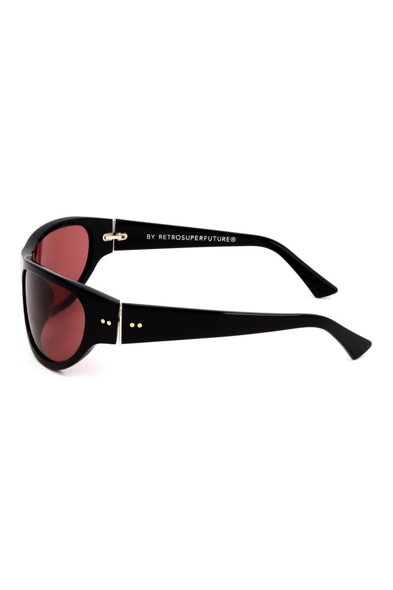 58mm Special Round Sunglasses, Alternate, color, RED