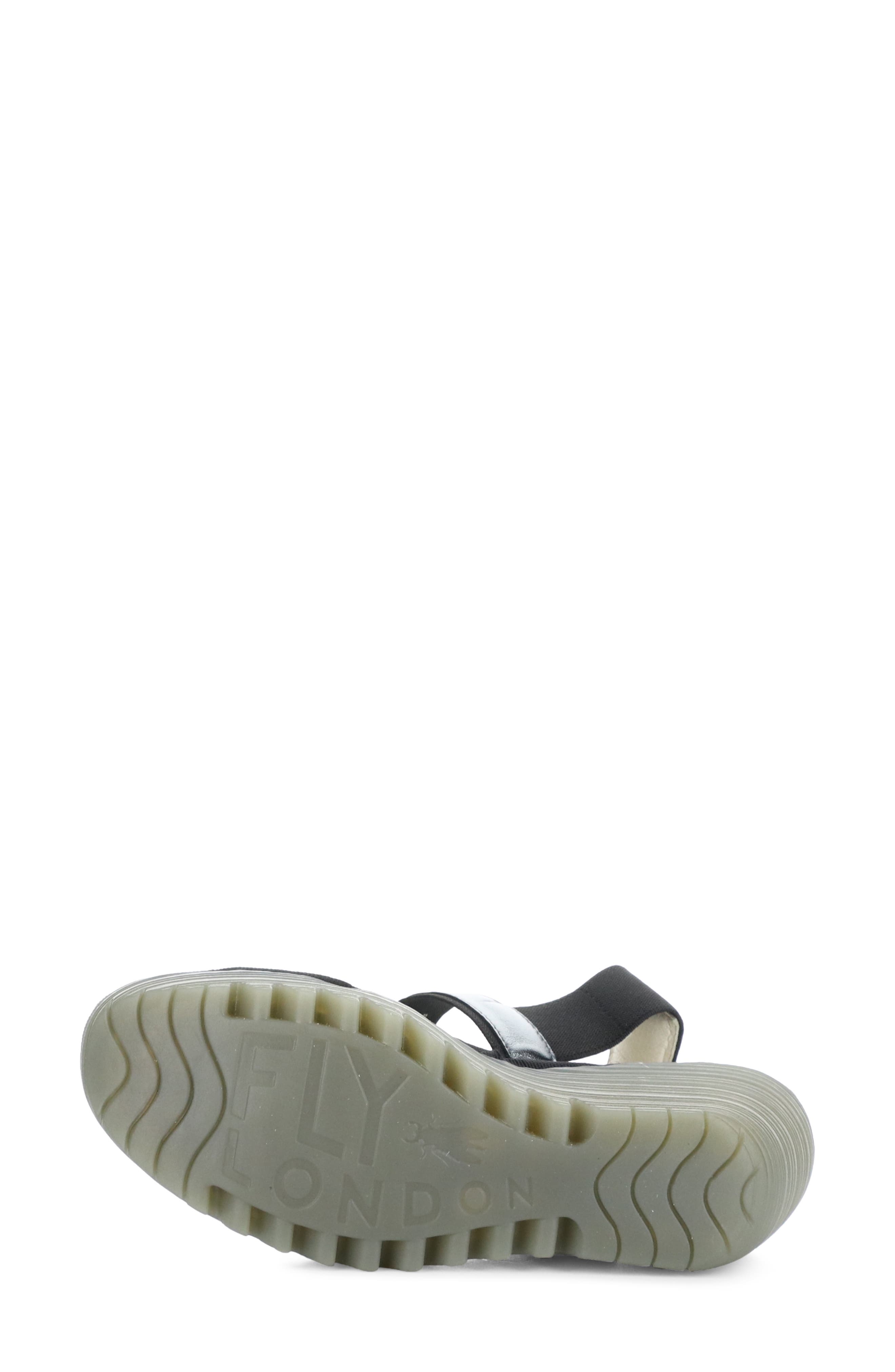 Yaco Platform Wedge Sandal, Alternate, color, 006 GRAPHITE IDRA