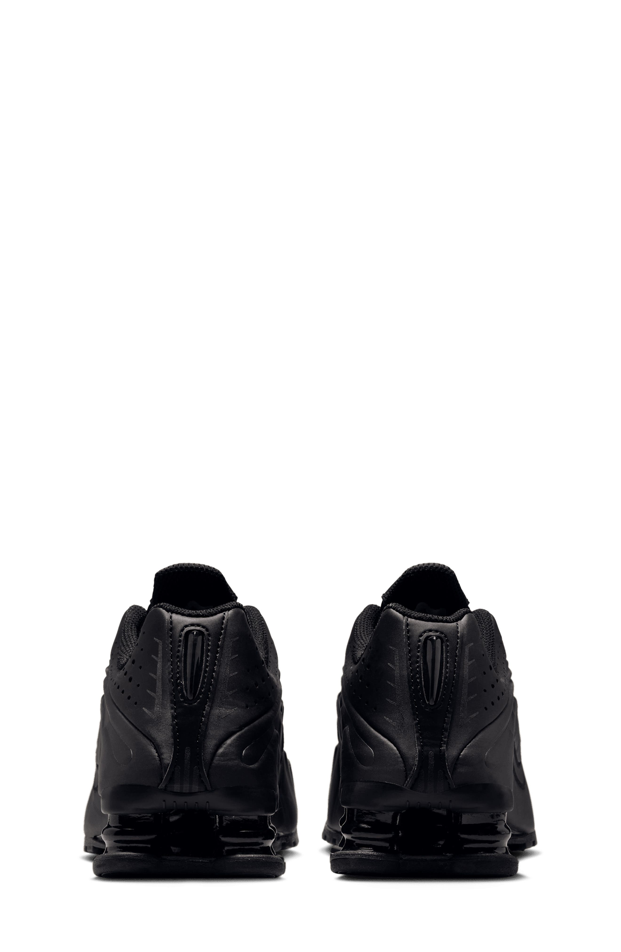 Nike Shox R4 Sneaker, Alternate, color, 003 Black/Black