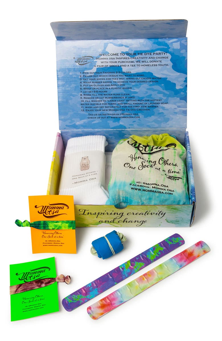 Momma Osa Adventure Tie Dye Activity Kit, Main, color,
