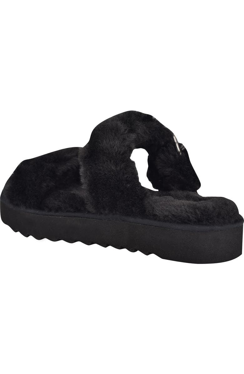 Nine West Funkie Faux Fur Platform Slipper, Alternate, color,