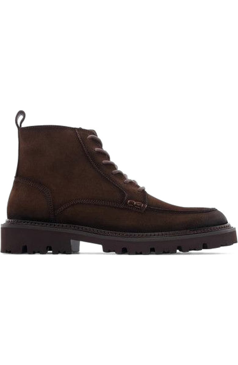 Anthony Veer Everest Moc Boot, Main, color, Dark Brown Suede