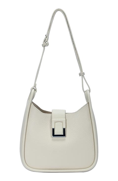 D-Ring Buckle Hobo Shoulder Bag