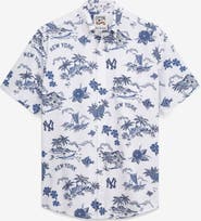 Reyn Spooner Men's Reyn Spooner White New York Yankees Cooperstown Kekai Performance Button-Down Tri-Blend Shirt