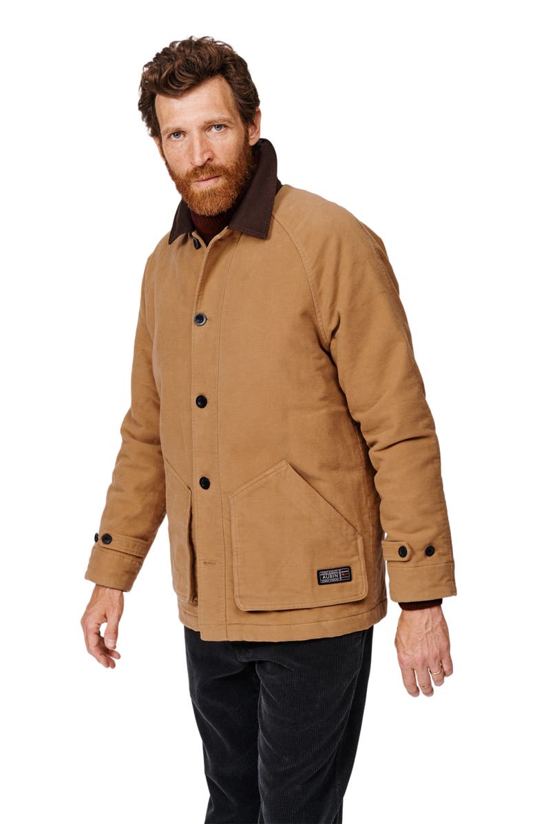 Aubin Bennett Moleskin Jacket, Alternate, color, Dijon