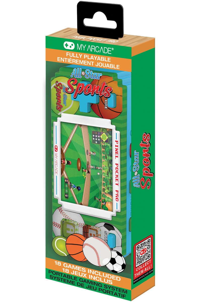 My Arcade Myarcade Dgun3944 Allstar Sports Pixel Pocket Pro, Main, color, Multicolor