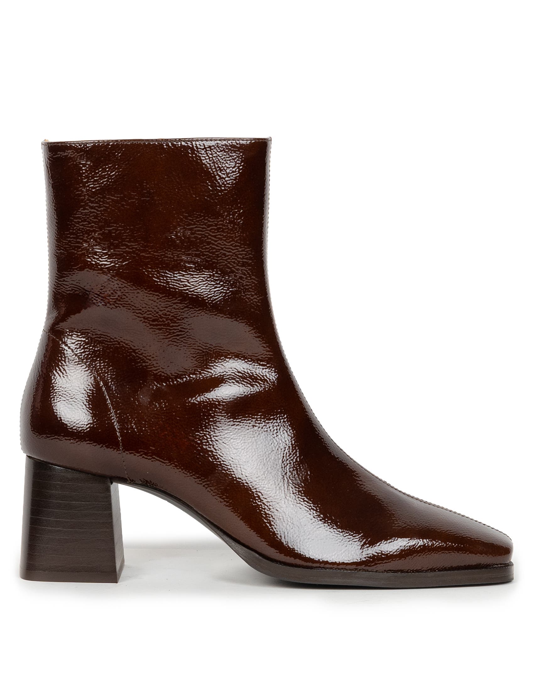 Marlie Flat Ankle Boots, Alternate, color, Ganache